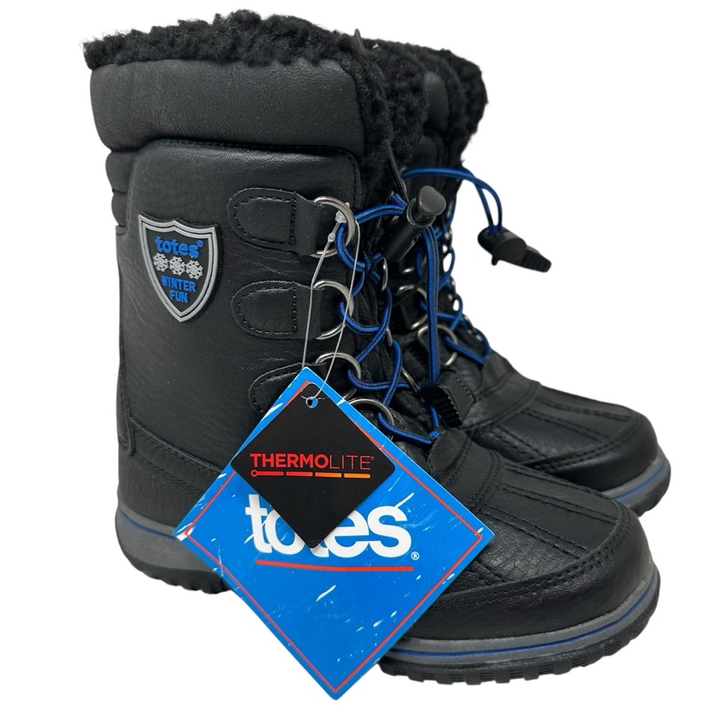 Totes Little Boys 13 David Waterproof Insulated Winter Boots